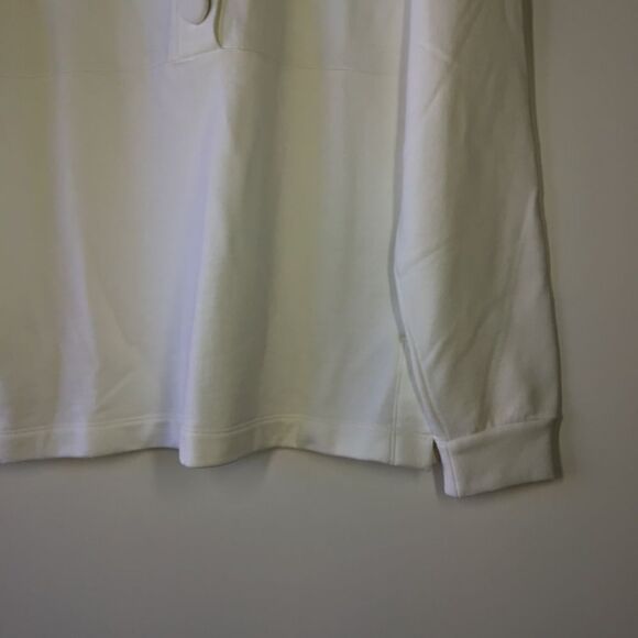 Rebecca Taylor White French Terry Pullover Long Sleeve Sweatshirt Size S - Picture 5 of 16